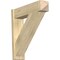 Ekena Millwork Traditional Rough Sawn Arts and Crafts Outlooker, Douglas Fir, 8"W x 32"D x 32"H OUT08X32X32TRA03RDF - alternate 1